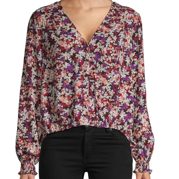 Sanctuary Tops - Sanctuary Wrapped Long Sleeve Blouse